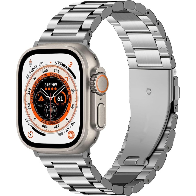 Bracelet Urbanité Acier compatible Smartix & Apple Watch